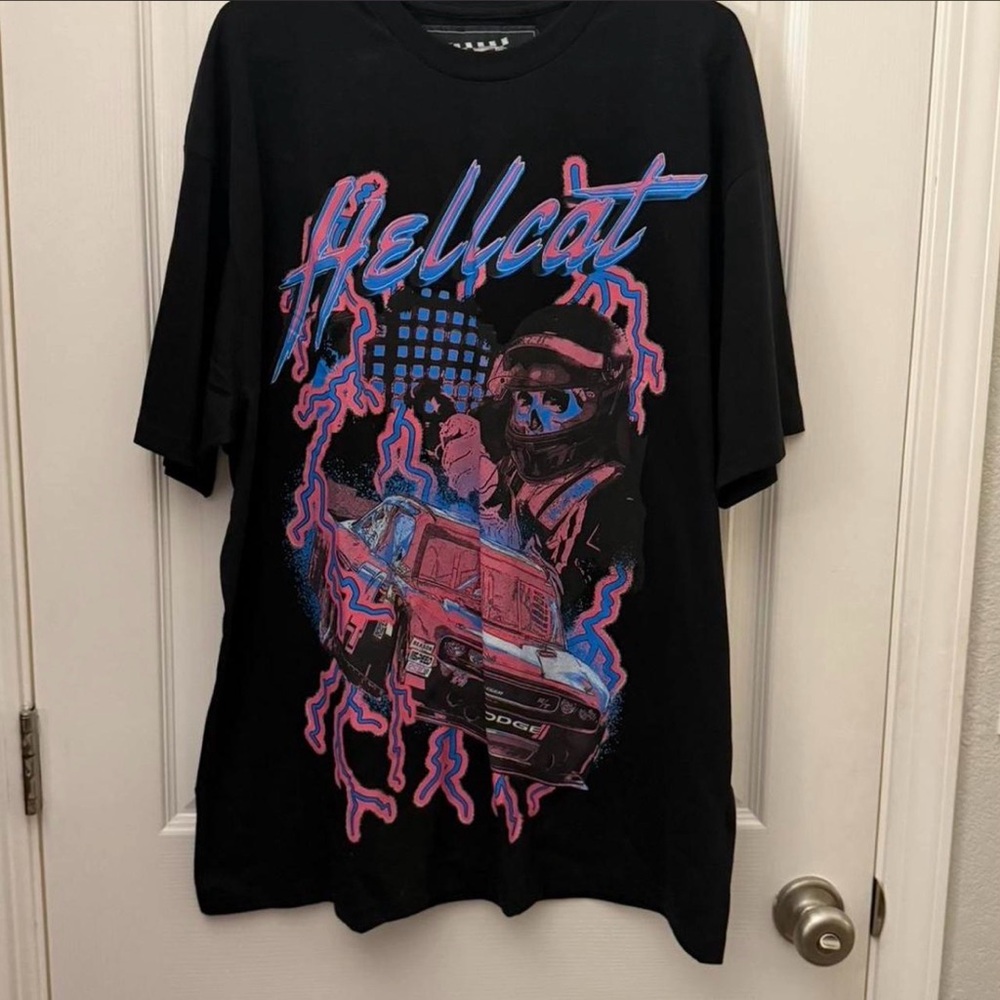 Black Graphic Hellcat T-Shirt